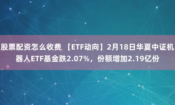 股票配资怎么收费 【ETF动向】2月18日华夏中证机器人ETF基金跌2.07%，份额增加2.19亿份